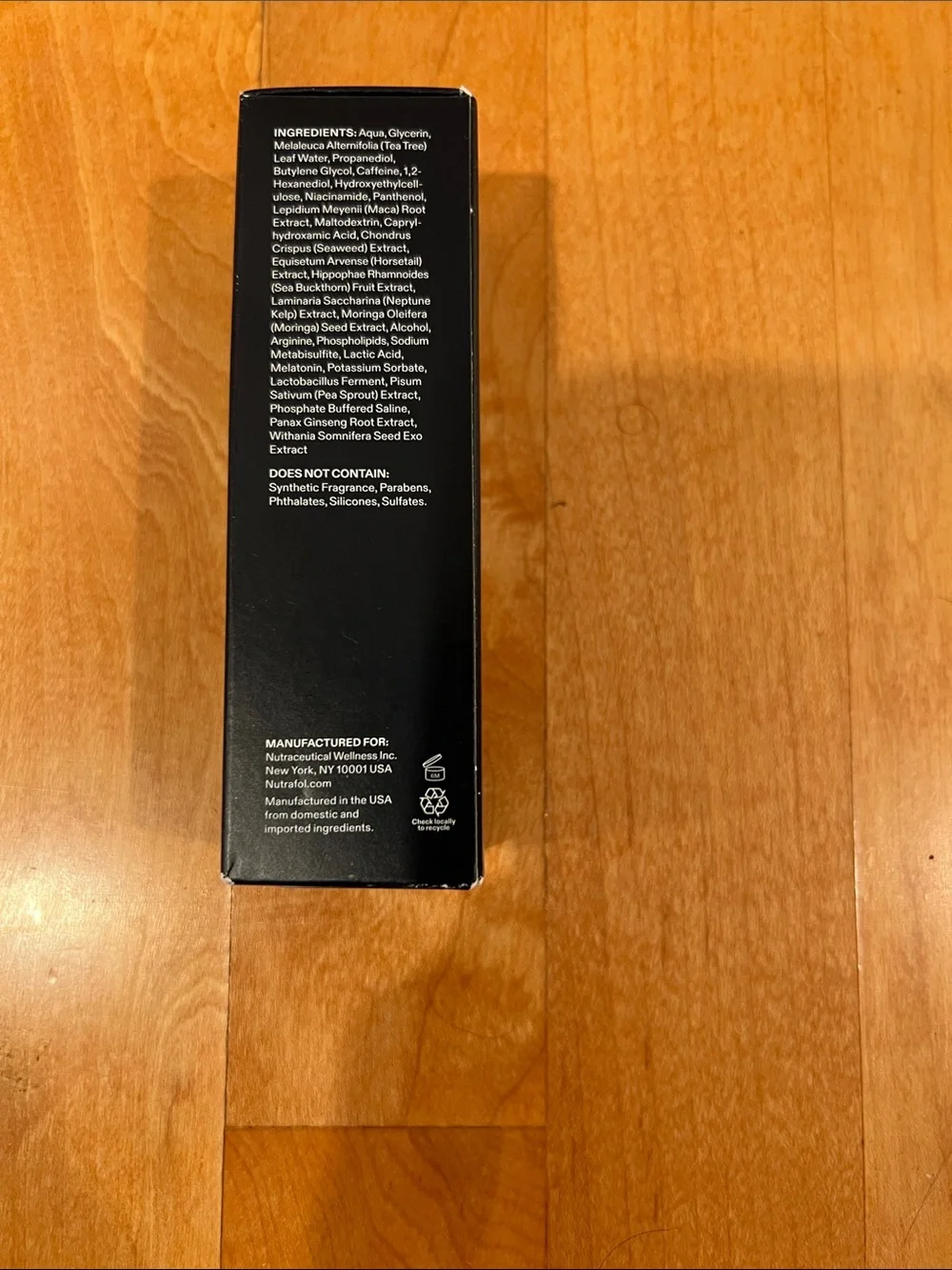 Nutrafol Men Hair Serum – Black